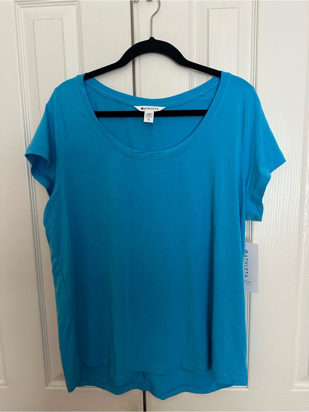 Athleta Women’s Short Sleeve Crewneck Tee - Bright Turquoise